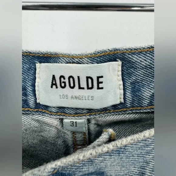 AGOLDE Vintage Boot Cut Jeans Womens 31 High Rise SWAY A9075-1206 B2561 - Picture 7 of 11